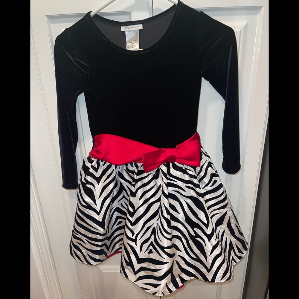 Bonnie Jean Holiday dress sz‎ 6 Christmas